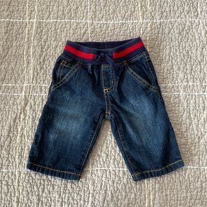 ✨4/$20✨Gymboree denim pants with elastic waistband (size 0-3 months)